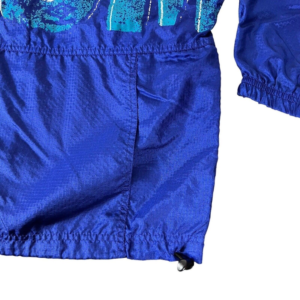 Vintage Umbro Jacket Adult Large Blue Windbreaker Lightweight Breathable Men L - Picture 4 of 13